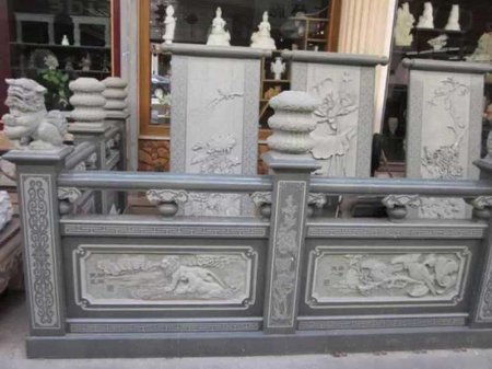 創意多造型精美青石欄板